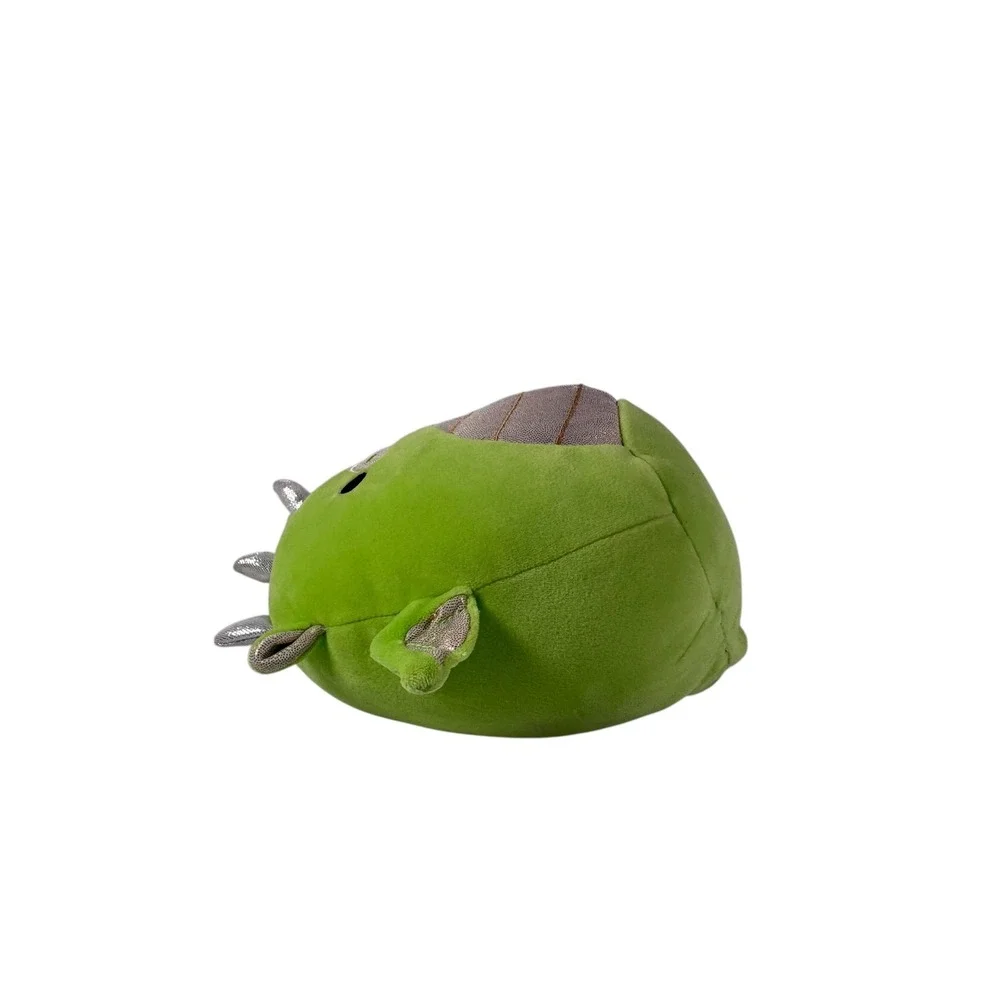 Squishmallows Dragon Kids 8 Inch Green Excellent Metallic Silver Belly Desmund